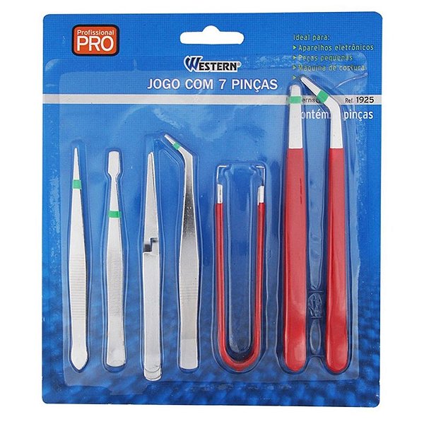 Jogo de Pinças com 7 Peças W1925