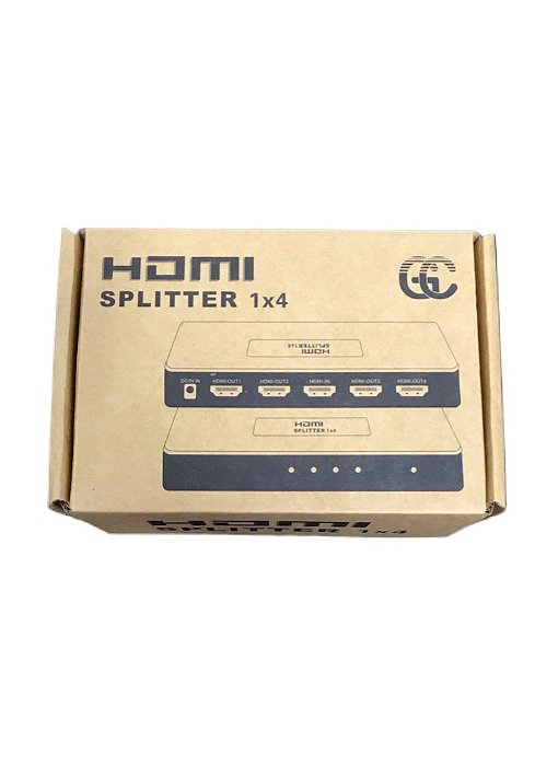 Splitter Distribuidor HDMI 1x4 Divisor Full Hd 1.4 3d 1080p