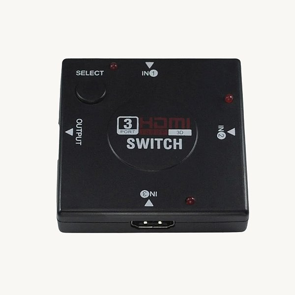 HDMI HUB Switch 3 Portas - XC-HUB-HDMI  X-Cell