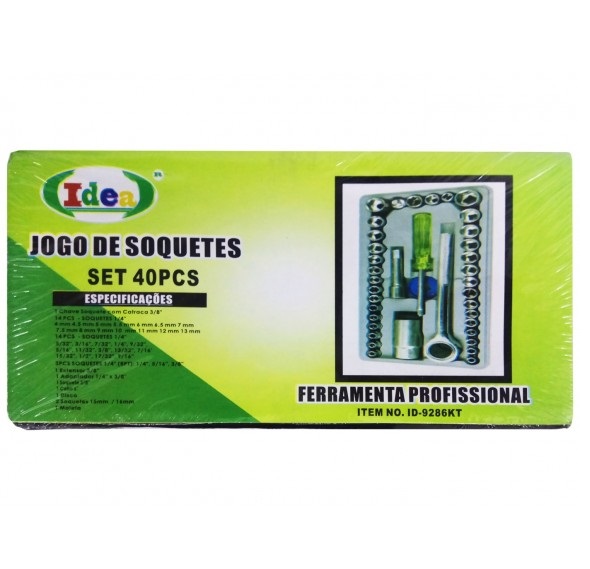Jogo de Soquetes 00ID-9286K  IDEA - DS TOOLS