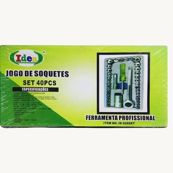 Jogo de Soquetes 00ID-9286K - IDEA  DS TOOLS