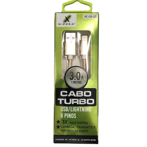 Cabo Turbo 3.0a 1 metro - XC-CD-27 - X-Cell