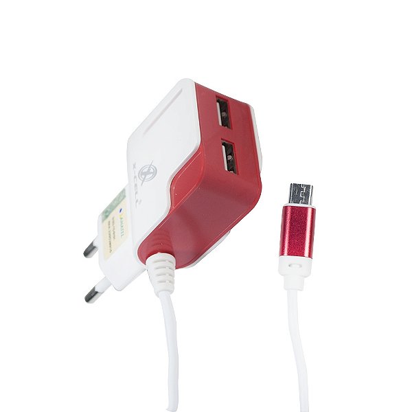 CARREGADOR TELEFONE CELULAR- MARCA:X-CELL MOD.XC-V8-UR11