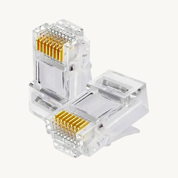 CONECTOR RJ45 - XC-CRJ - EMBALAGEM COM 100 PEÇAS DS TOOLS - X-CELL