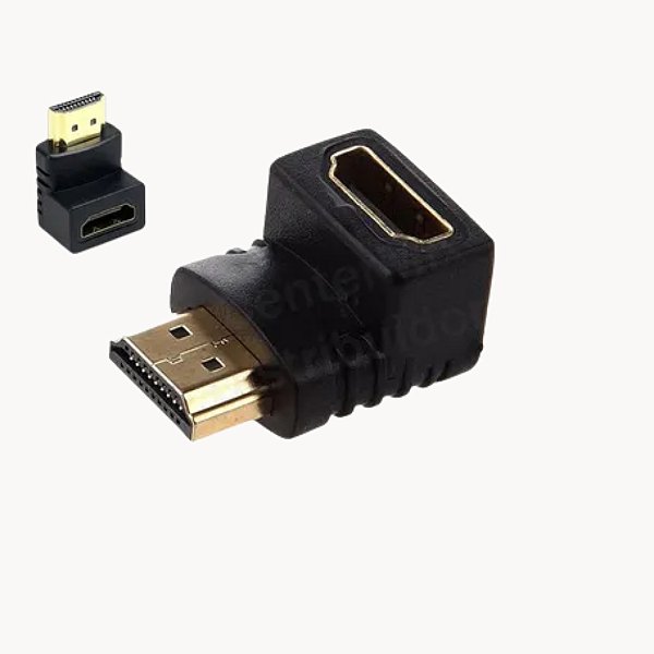 Adaptador HDMI-Fêmea x HDMI-Macho-90° -XC-APP-HDMI -DS TOOLS