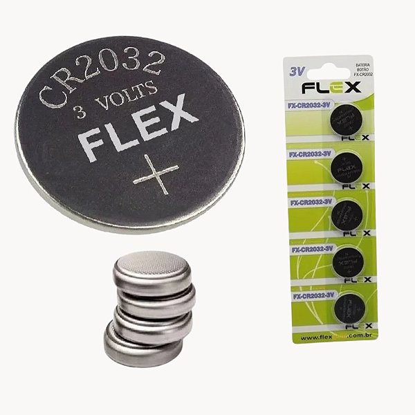 Bateria Botão  FX-CR2032-3V   Cartela com 5 pcs  - X-CELL DS TOOLS