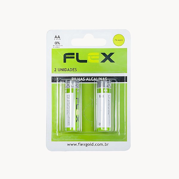 Pilha "AA" Alcalina  FX- AAK2 Embalagem com 2 Unidades  X-CELL  DS TOOLS