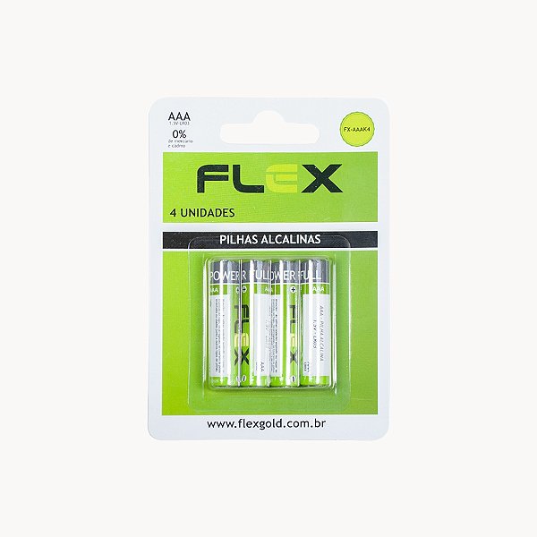 Pilha "AAA" Alcalina FX- AAAK4 Embalagem com 4 Unidades  X-CELL  DS TOOLS