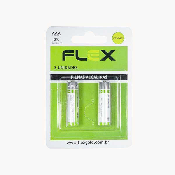 Pilha "AAA" Alcalina FX- AAAK2  Embalagem com 2 Unidades  X-CELL  DS TOOLS