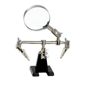 Lupa com Suporte e Pinça DS 10D