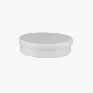 Kit 10 Latinhas Pote Mint To Be Plástica Branco Lembrancinha 5x1cm - RU124B