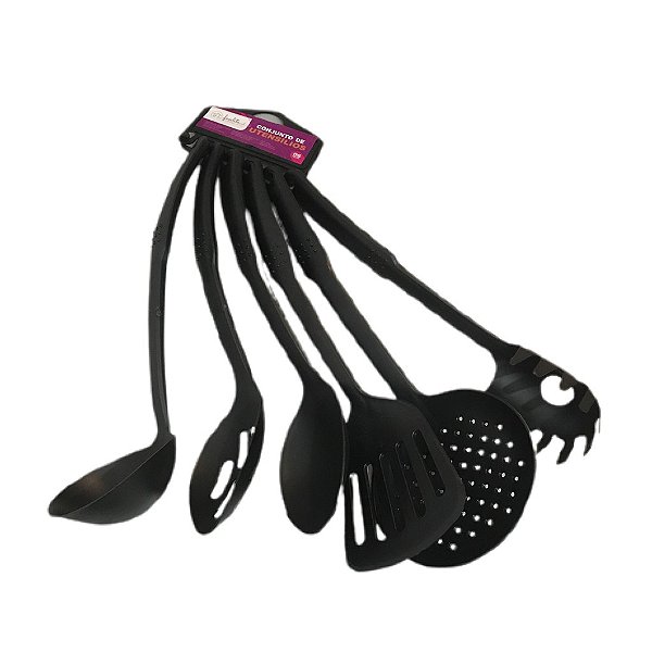 6 Peças Conjunto de Utensílios de Cozinha Multifuncional - Plástico Ótima Qualidade, Excelente Preço