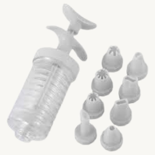 Kit Confeiteiro Decorador Para Bolos Bisnaga com 8 Bicos - DECB-02