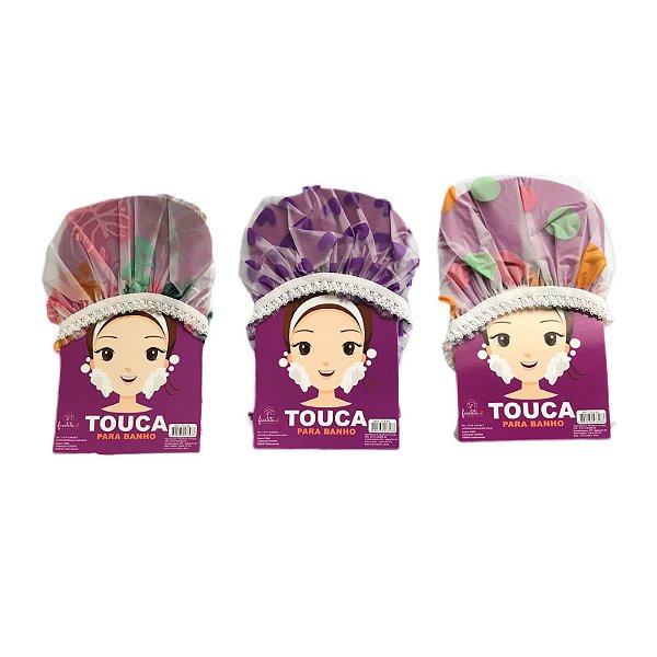 Touca de Banho Estampada Fashion - TCA-06