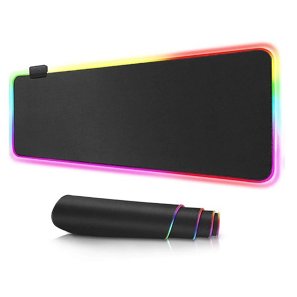 Mousepad Gamer com Led RGB com Cabo USB - AG4994