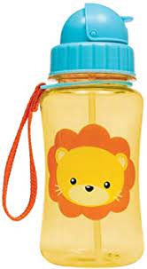 Garrafinha Infantil Buba Animal Fun Com Canudo 400ml - 08983/08984