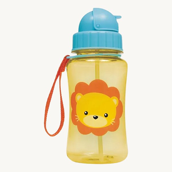 Garrafa Infantil Buba Animal Fun com Canudo 400ml - 08983/08984