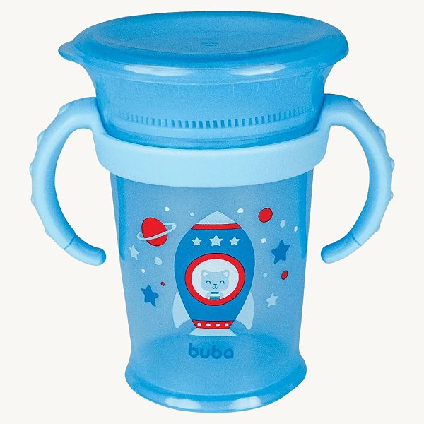 Copo Treinamento Infantil 360º Buba com Alça Removível - 13214/13215