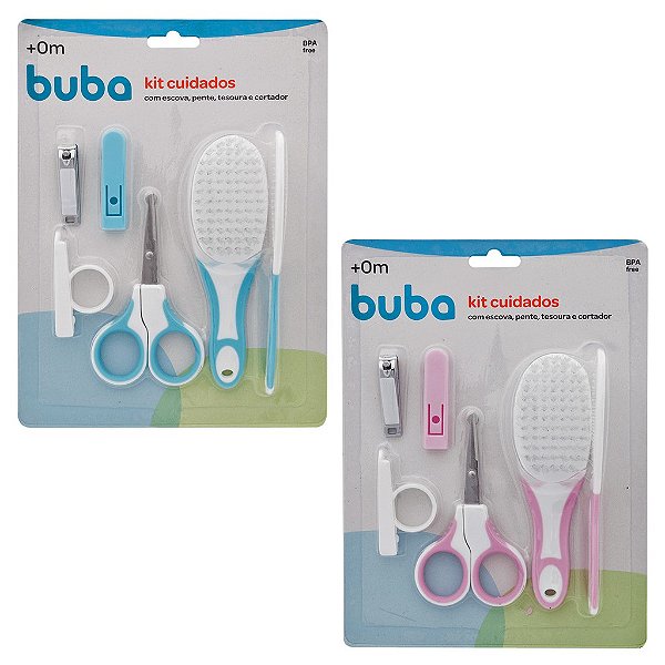 Kit Cuidados e Higiene do Bebê com 6 Peças Buba - 5239
