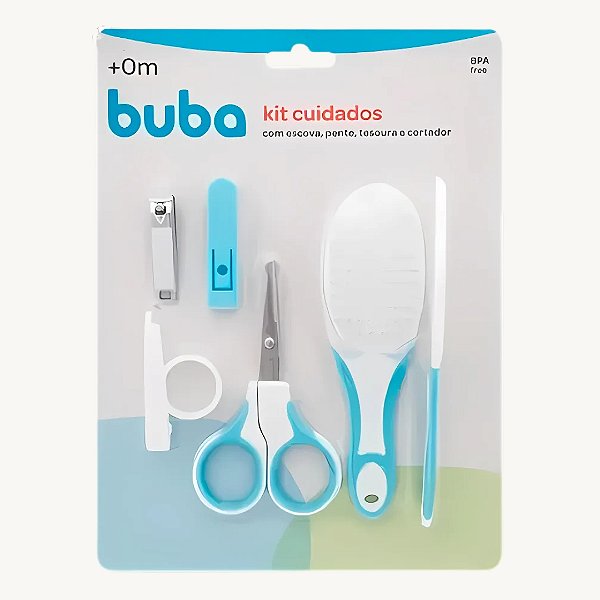 Kit Cuidados e Higiene do Bebê com 6 Peças Buba - 5239