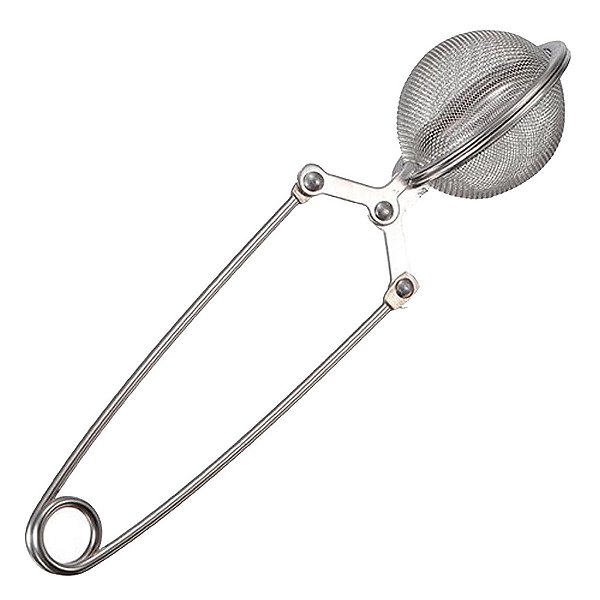 Infusor De Chá Ervas E Especiarias Coador De Inox Peneira - AG7235
