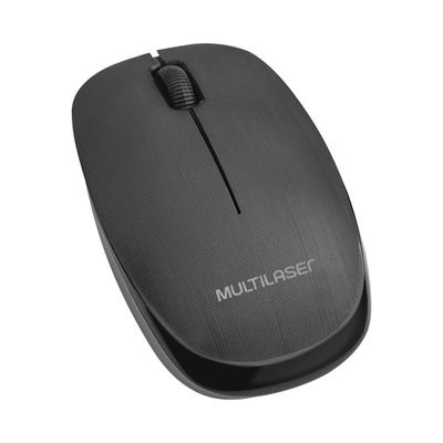 Mouse sem Fio Multilaser 2.4ghz 1200dpi Preto USB - M0251