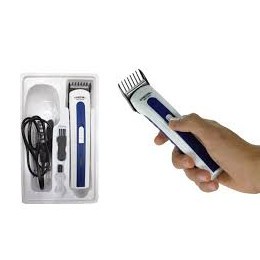 Máquina de Cortar Cabelo Barba e Bigode Recarregável Azul LEY-3915