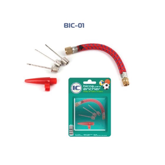 Bicos para encher Bolas - 4 Peças Metal 9*12cm - BIC-01