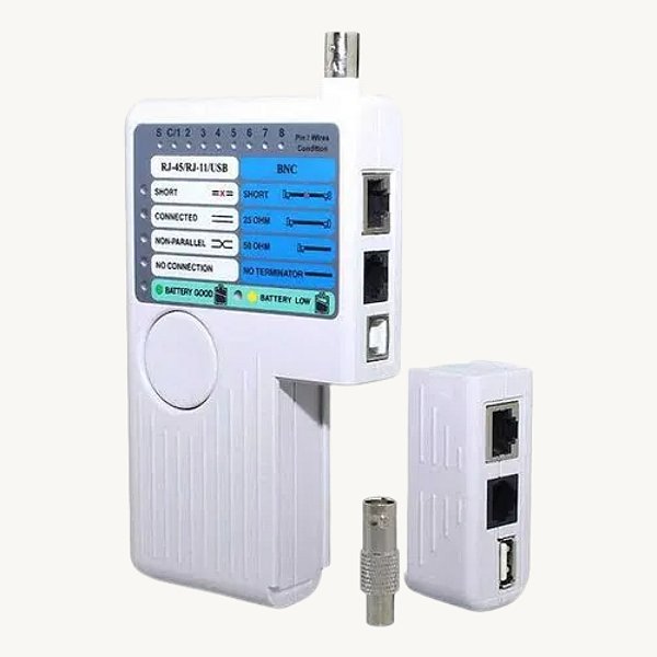 Testador Profissional para Cabo de Rede Lan Rj11 Rj45 USB