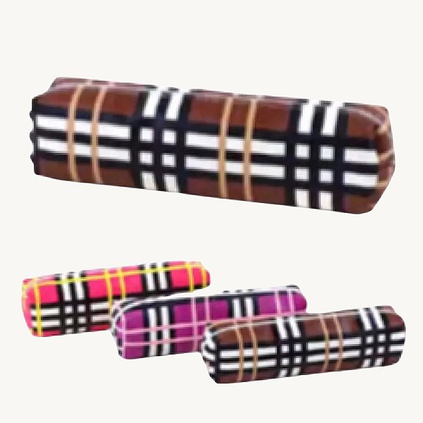 Estojo Escolar 1 Zíper Cores Diversas 20x5cm - ESJ-12