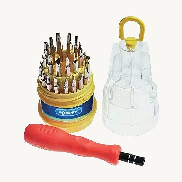 Kit de Chaves de Precisão 31 em 1 Multiuso Knup - KP-AA023