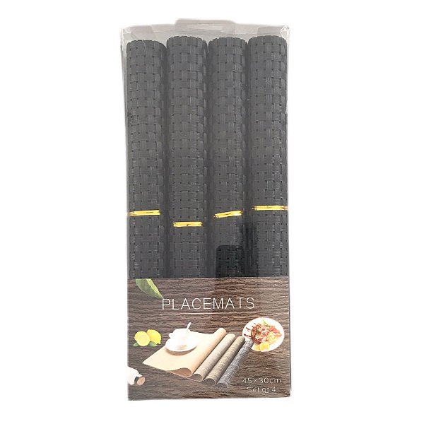 Jogo Americano em PVC com 4 Peças - AG9106