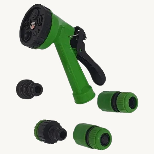 Kit Esguicho Para Jardim Engates Rápidos Com 4 Peças Jardinagem - PMA-10
