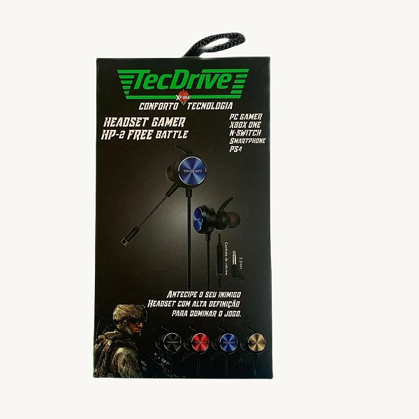 Headset Gamer Fone de Ouvido Free Battle com Alta Definição para Dominar o Jogo  HP-2