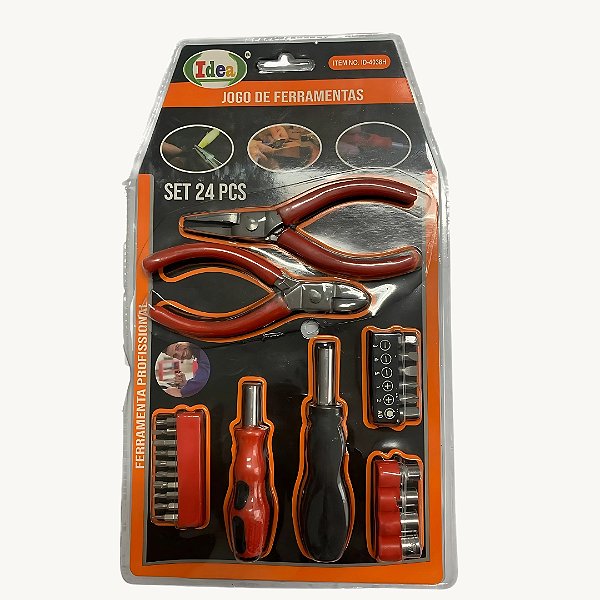 Jogo de Ferramentas Profissional Set 24 Peças Idea - ID-4038H