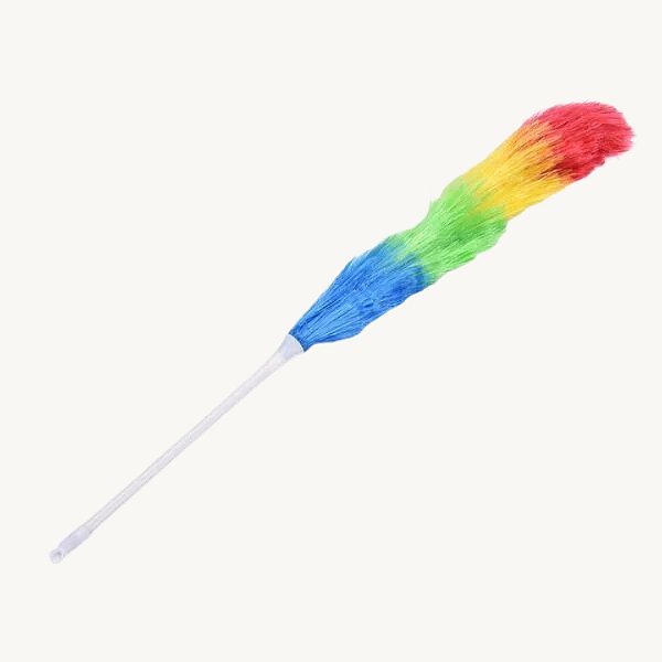Espanador Colorido Flexível Plástico Indicado para Retirar Poeira - 65CM