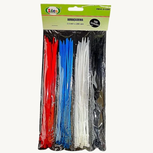 Abraçadeira Enforca Gato 2,5x200mm 100 pçs - 5368B