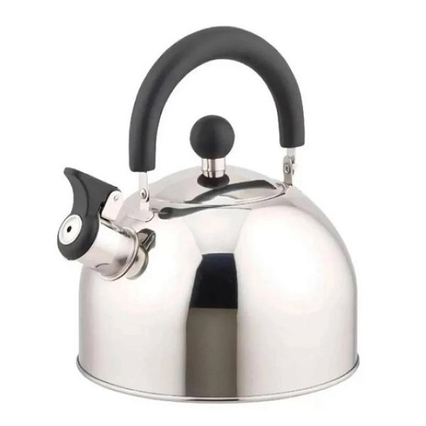 Chaleira De Inox Com Apito 2L - AG2157