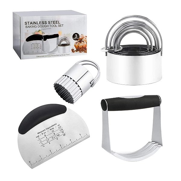 Kit Confeiteiro de Inox 4 Peças - AG2129