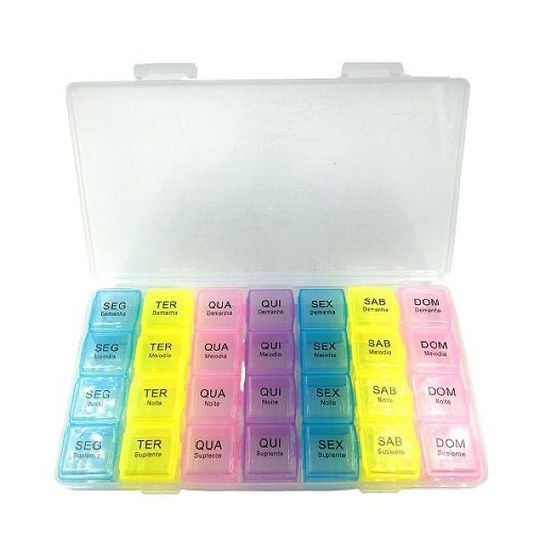 Porta Comprimido Colorido - AG9300