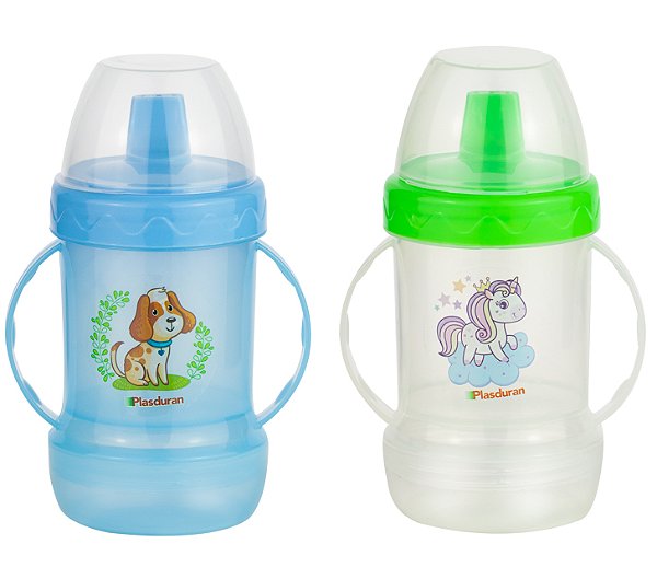 Copo Baby Transição Com Alça, Tampa E Compartimento - 470410