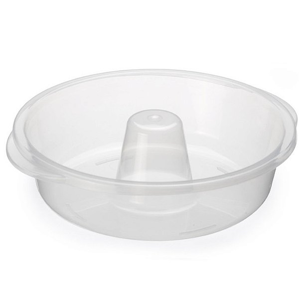 Forma de Pudim Plástico para Microondas - 468