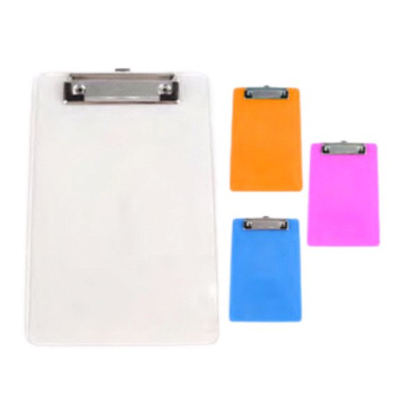 Prancheta Plástica 23x15cm Clip Board A5 -PXT-01