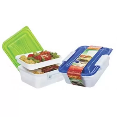 Marmita Com Bandeja E Trava Erca Plast - BPA FREE - 1345