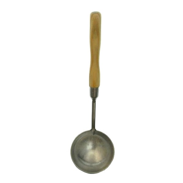 Concha De Metal Com Cabo De Madeira 26,5cm - Phael