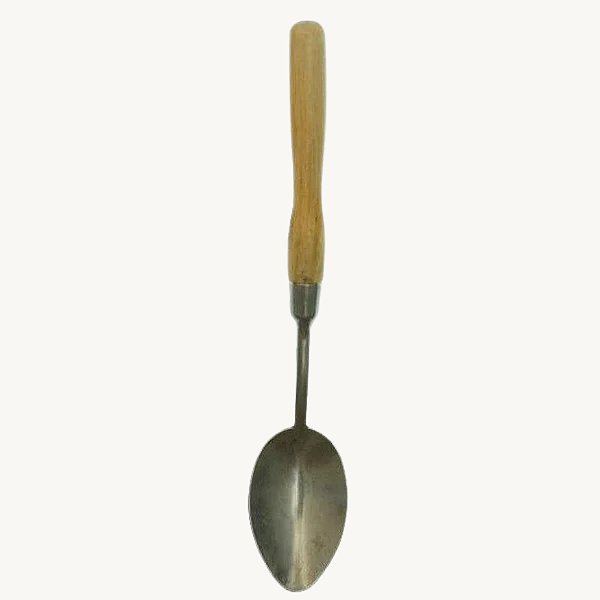 Colher De Metal Com Cabo De Madeira 28cm - Phael