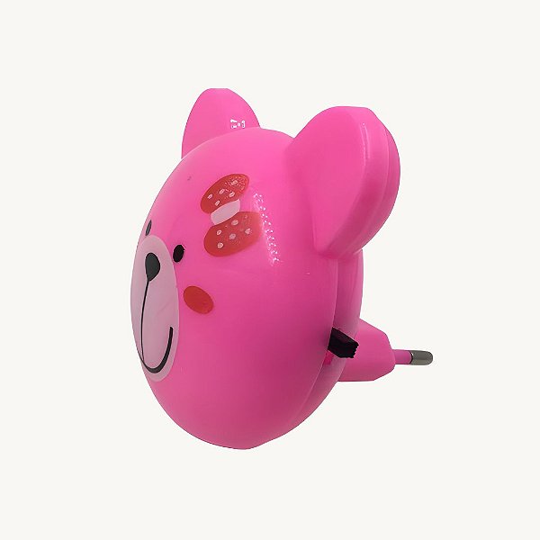 Mini Abajur Infantil  de Tomada Ursinho - AG4950