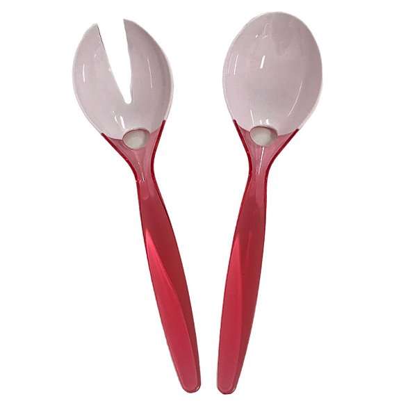 Talheres para Misturar e Servir Saladas em Plástico 7x26cm - 4265