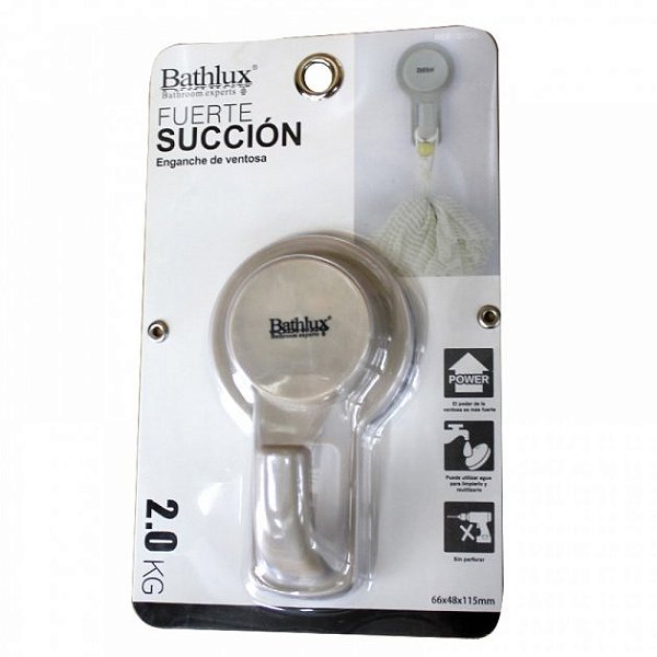 Gancho Suporte de Parede para Banheiro Forte Sucção - AG3308