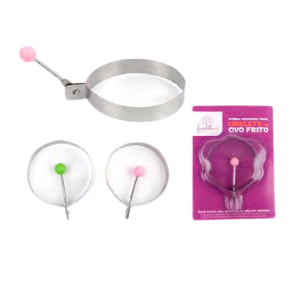Forma Redonda de Metal para Fritar Ovo - 5826-1